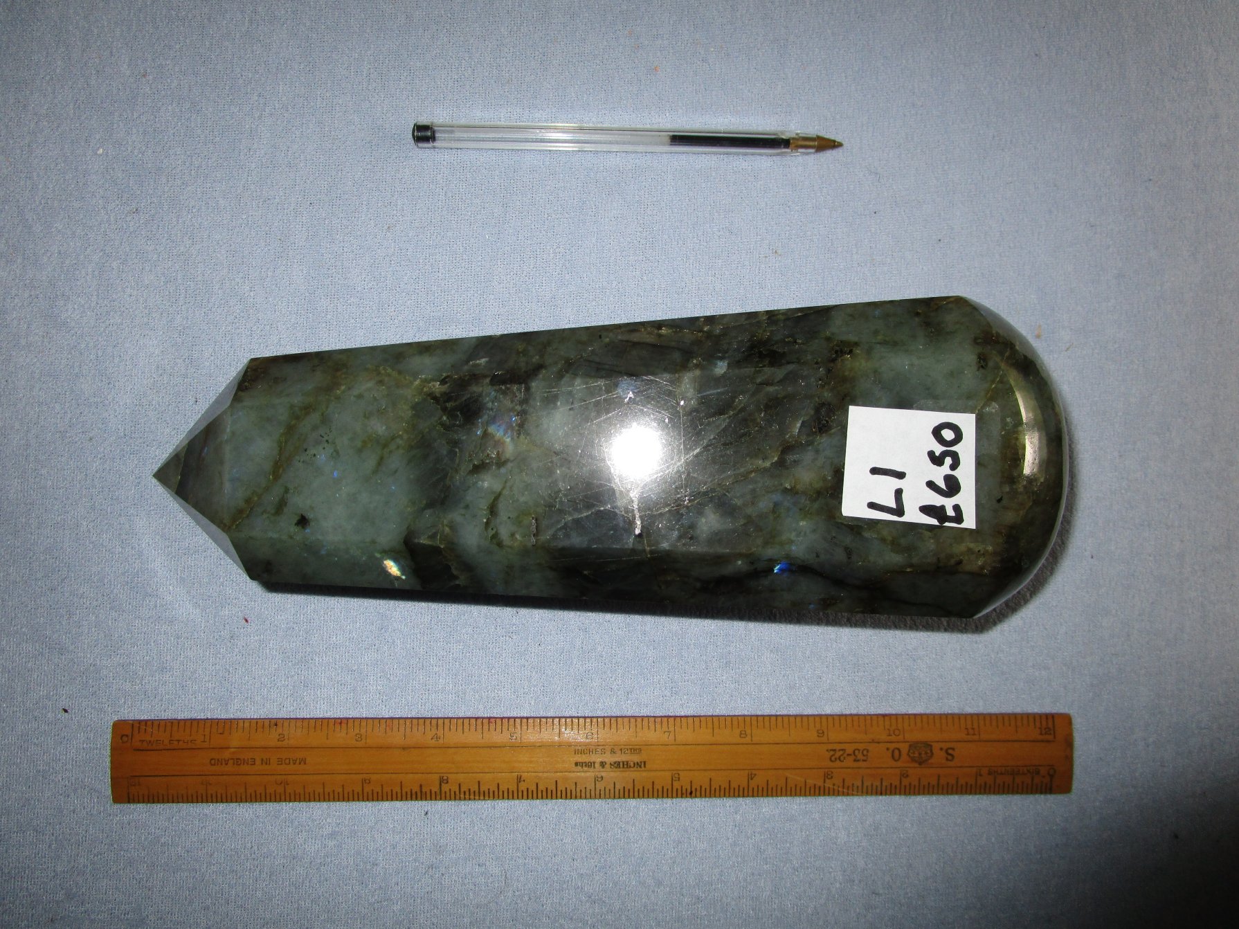 photo - large labradorite wand 
